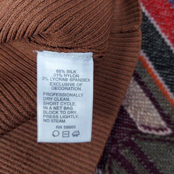 CE by Classiques Entier Silk Blend Cardigan Small - Picture 6 of 9